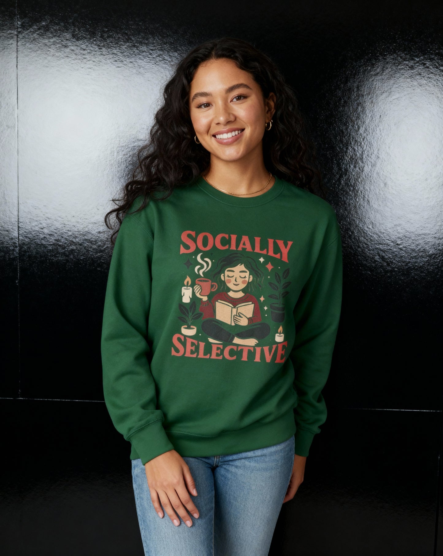 Socially Selective - Women's Premium Sweatshirt