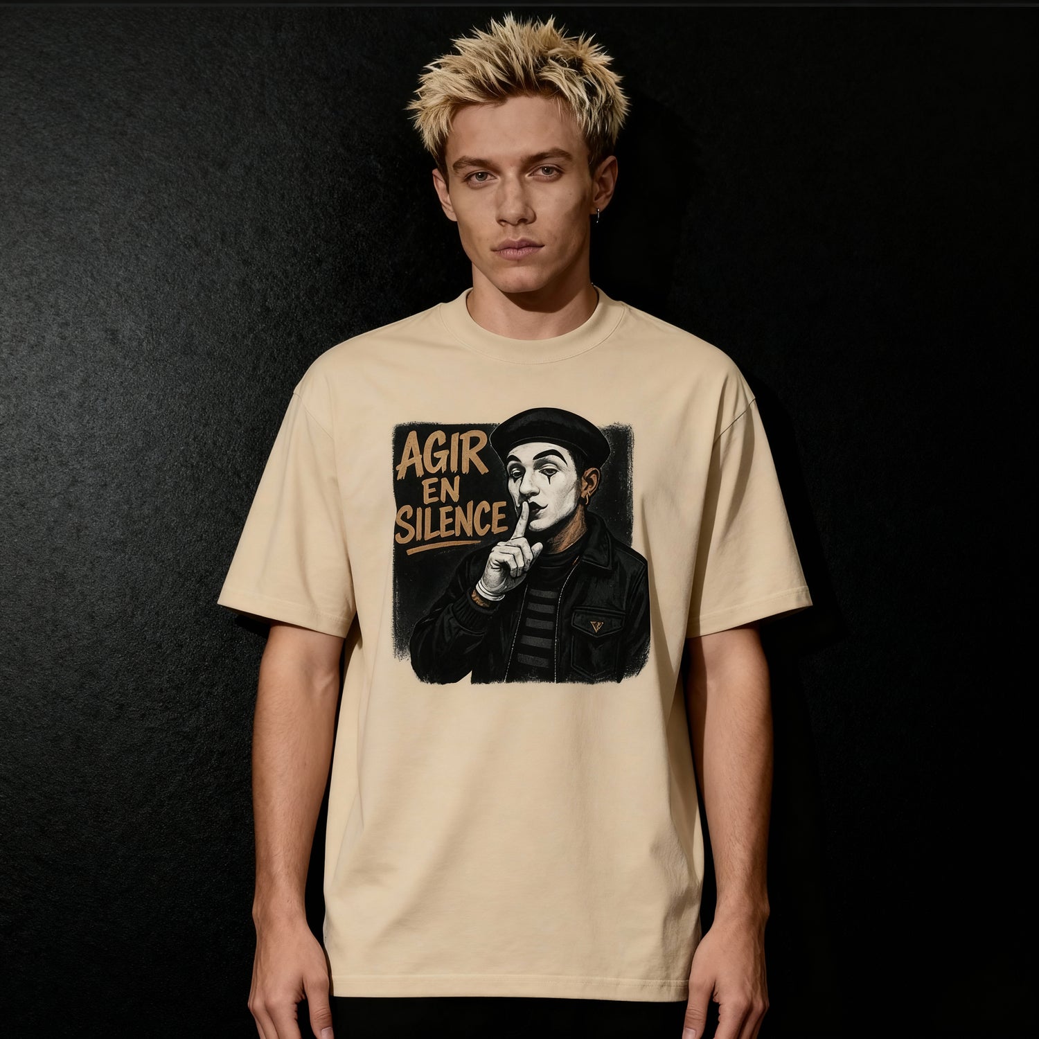 Kotto Mime - Oversized Faded T-Shirt