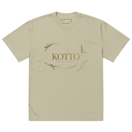 Golden Kotto Branded - Oversized Faded T-Shirt