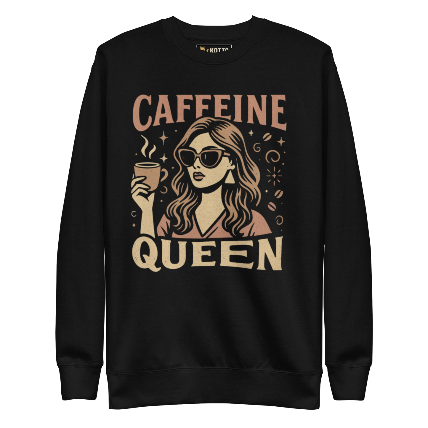 Caffeine Queen -  Women's Premium Sweatshirt