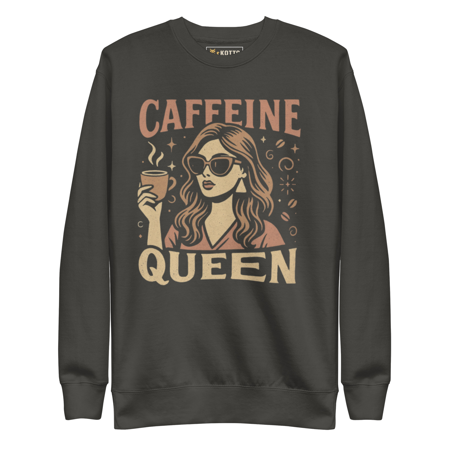 Caffeine Queen -  Women's Premium Sweatshirt