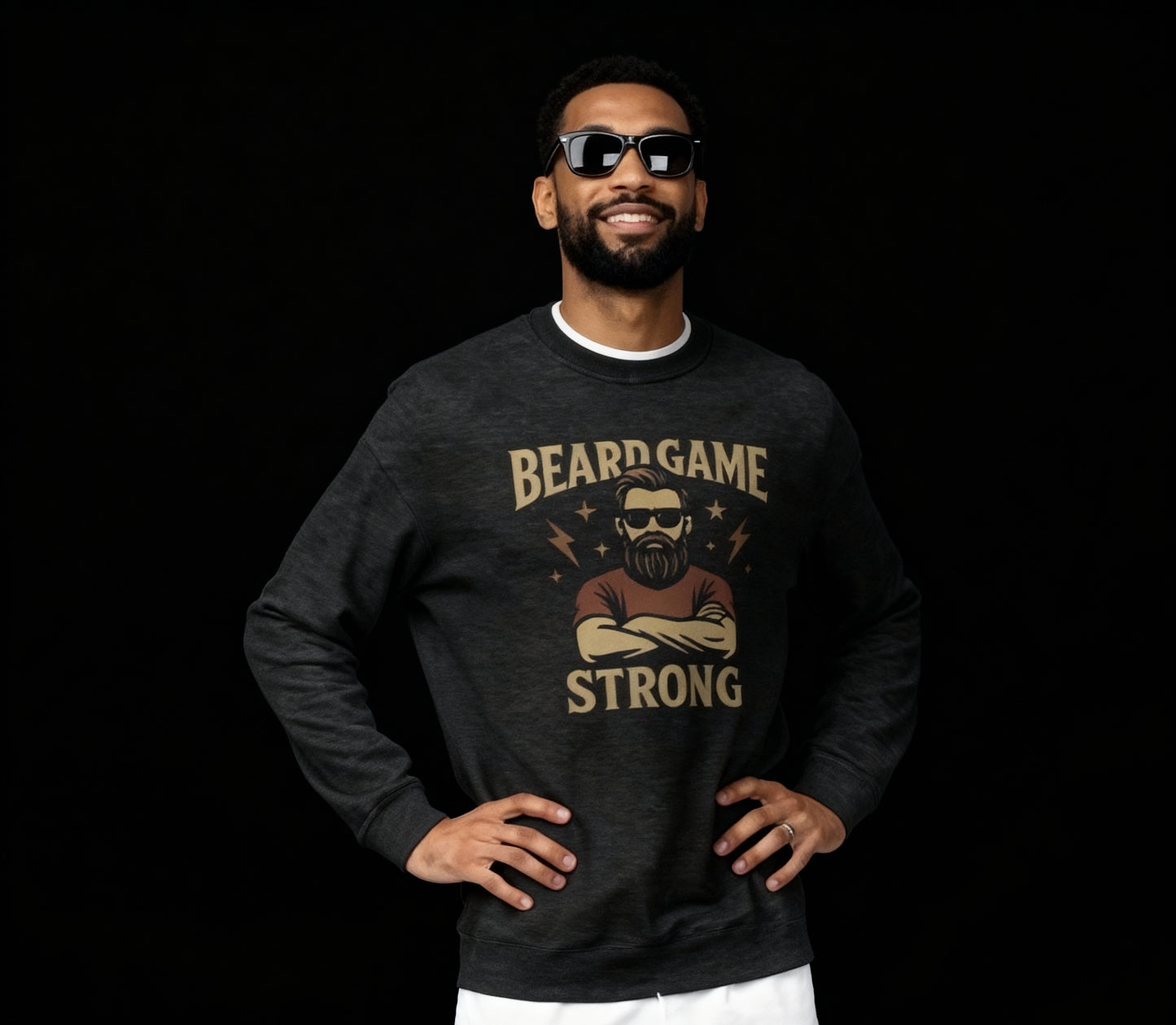 Beard Game Strong - Premium Sweatshirt