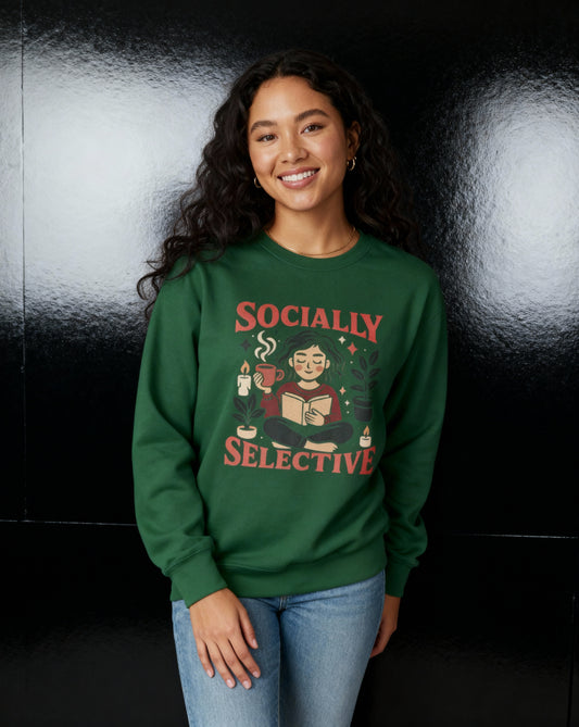Socially Selective - Women's Premium Sweatshirt