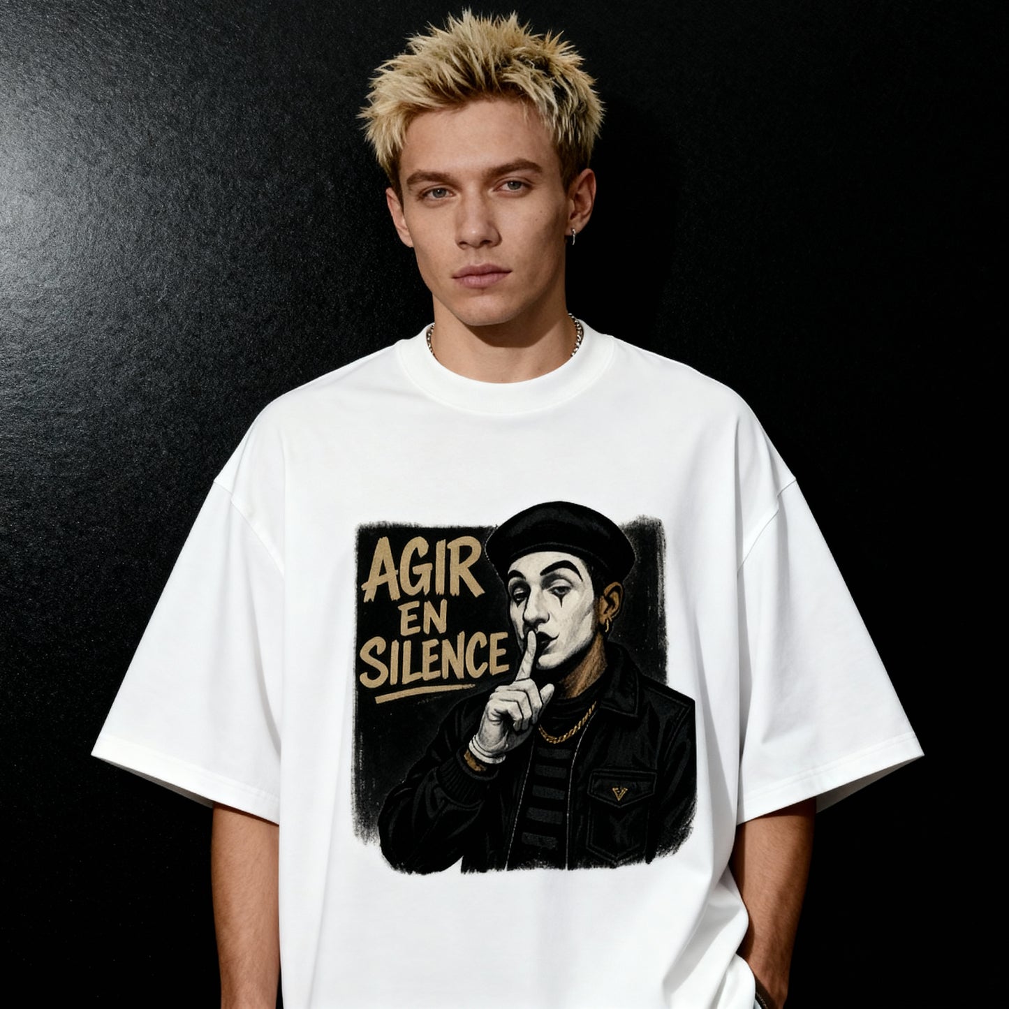 Kotto Mime - Oversized Faded T-Shirt