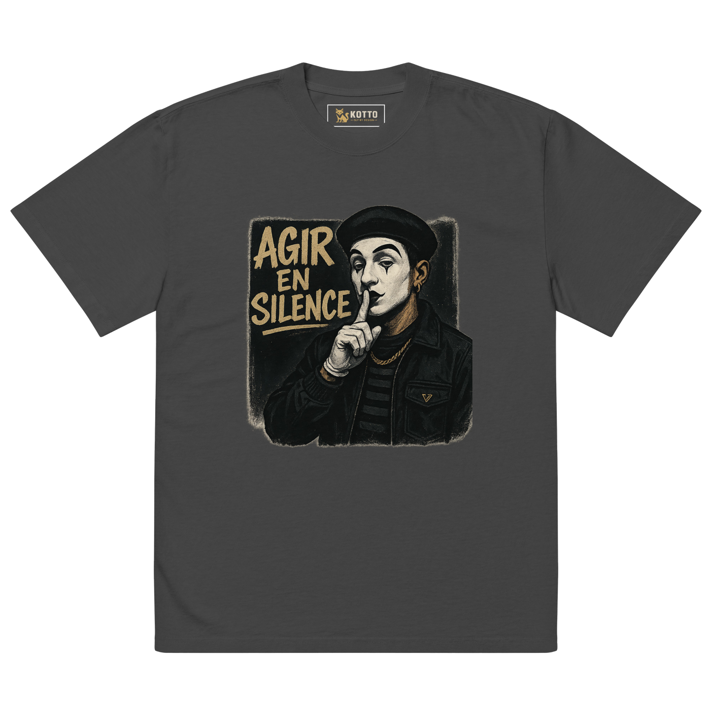 Kotto Mime - Oversized Faded T-Shirt