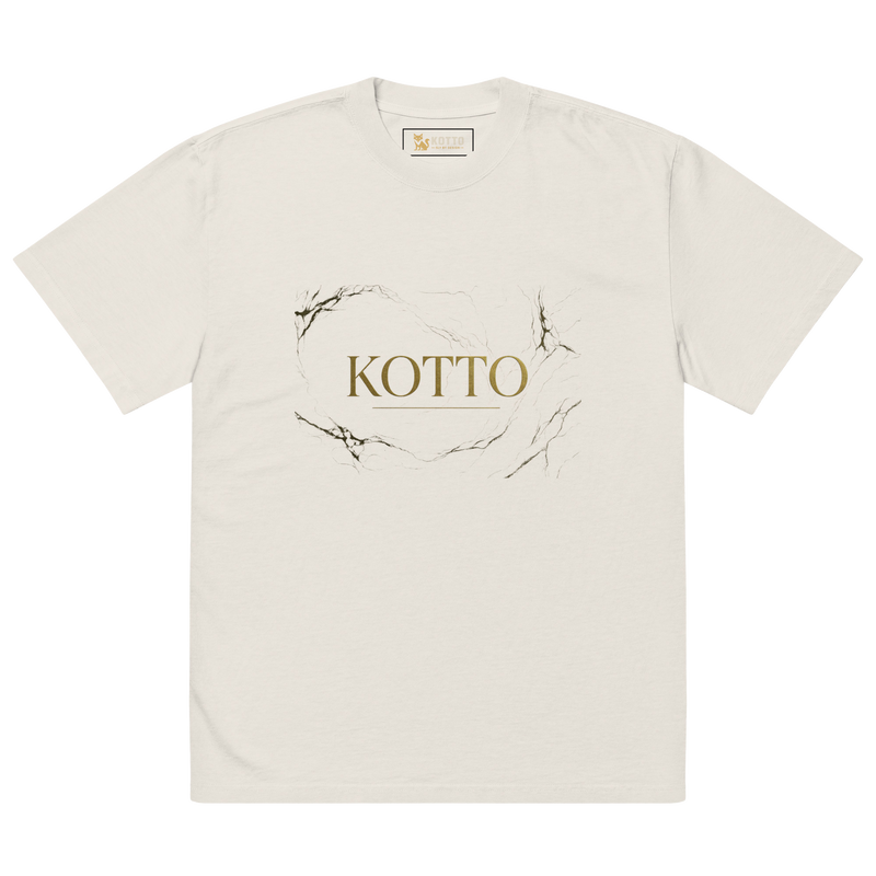 Golden Kotto Branded - Oversized Faded T-Shirt