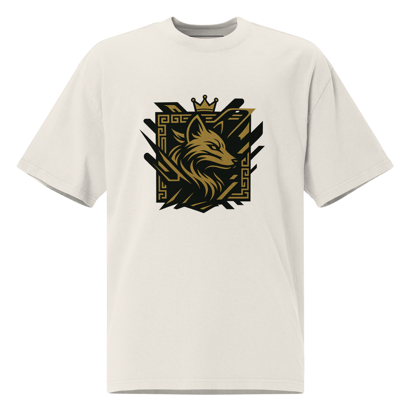 Kotto Brand Golden Fox - Oversized Faded T-Shirt