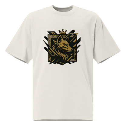 Kotto Brand Golden Fox - Oversized Faded T-Shirt