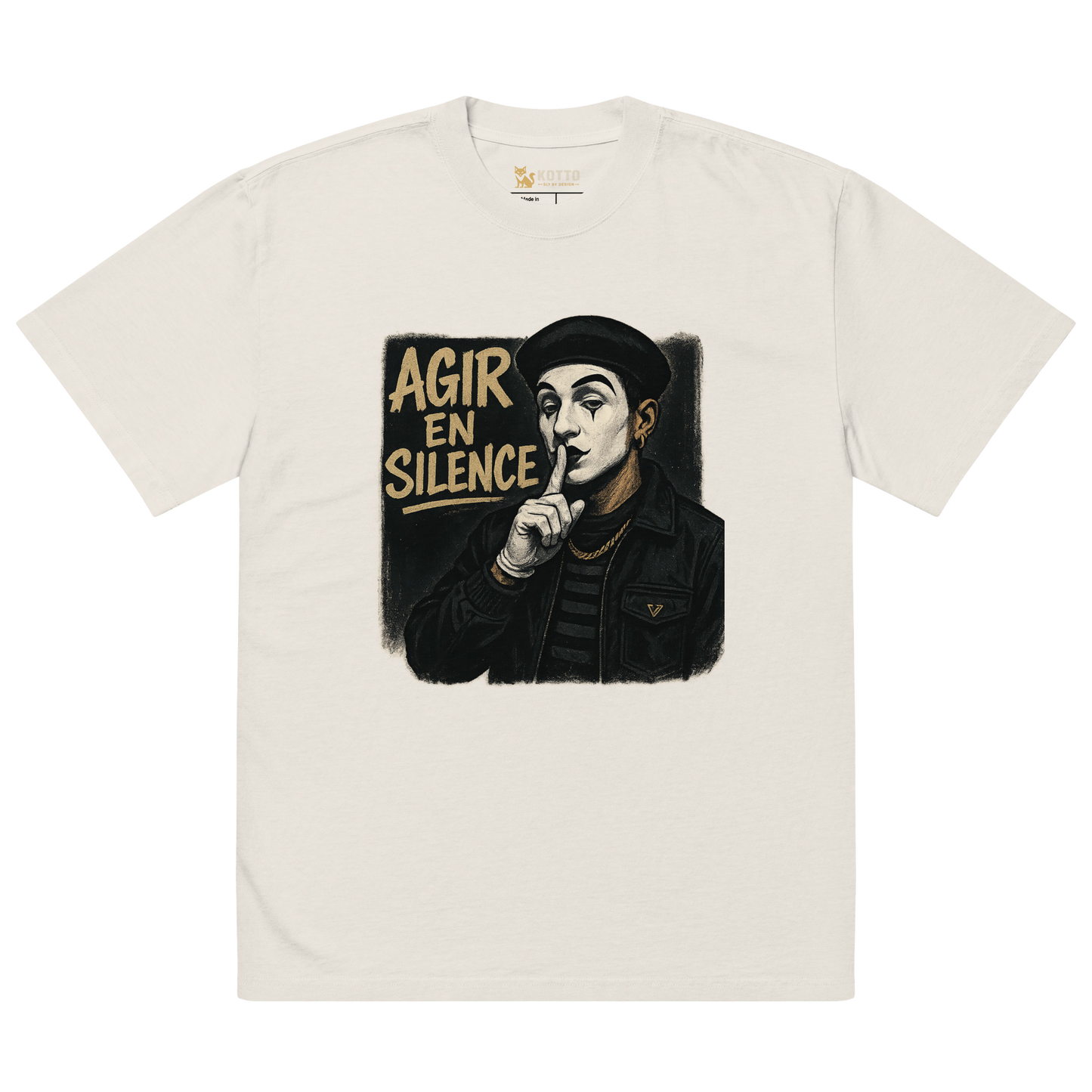 Kotto Mime - Oversized Faded T-Shirt