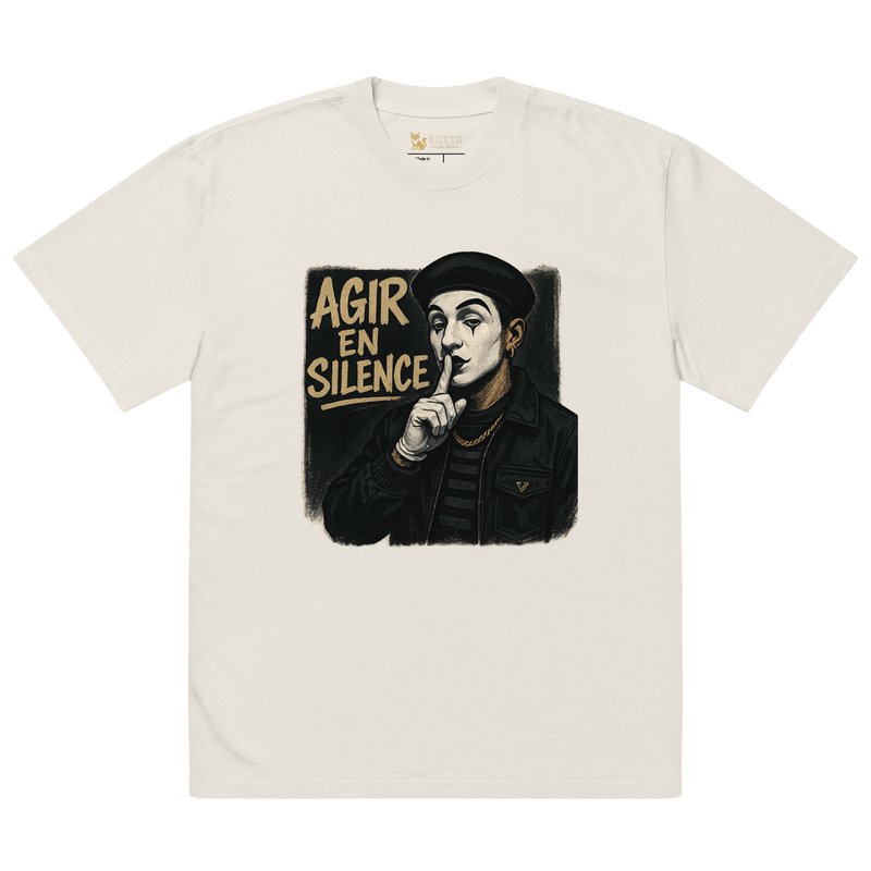 Kotto Mime - Oversized Faded T-Shirt