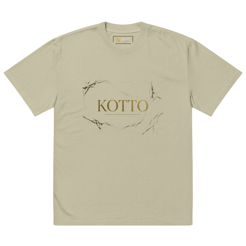 Golden Kotto Branded - Oversized Faded T-Shirt