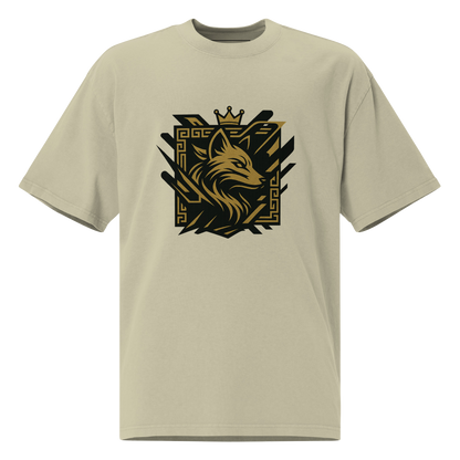 Kotto Brand Golden Fox - Oversized Faded T-Shirt