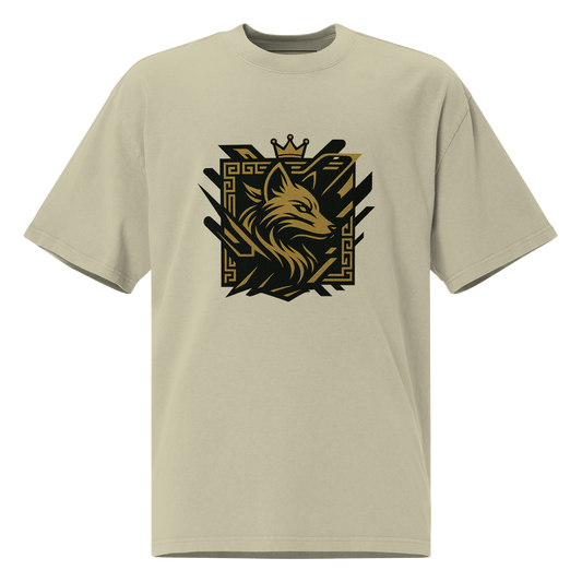 Kotto Brand Golden Fox - Oversized Faded T-Shirt