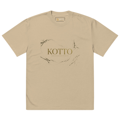 Golden Kotto Branded - Oversized Faded T-Shirt