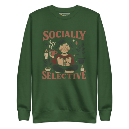 Socially Selective - Women's Premium Sweatshirt