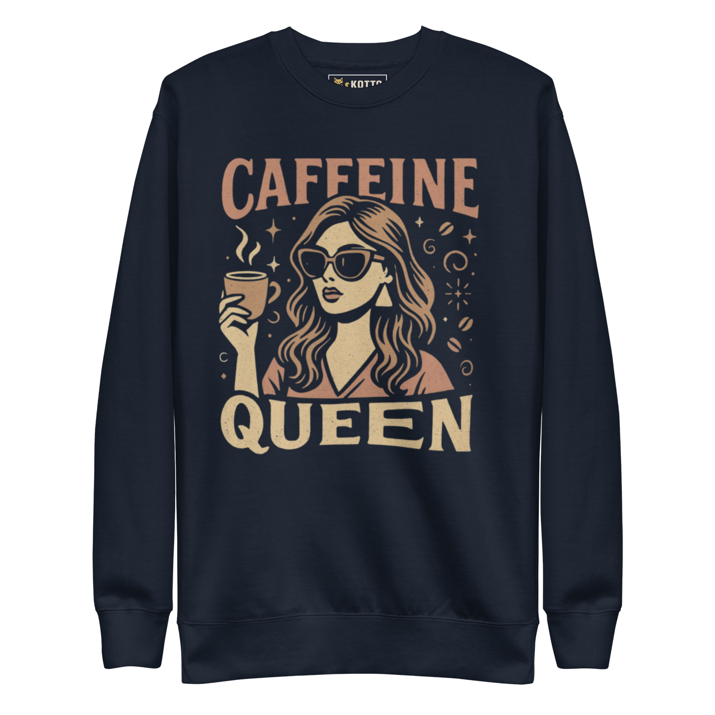 Caffeine Queen -  Women's Premium Sweatshirt