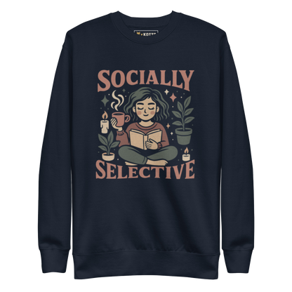 Socially Selective - Women's Premium Sweatshirt