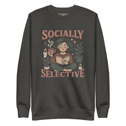 Socially Selective - Women's Premium Sweatshirt